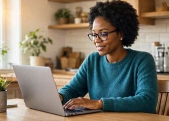 Moça linda pesquisando sobre sites em Ipatinga